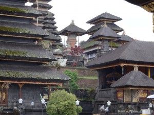 Ein kleiner Ausschnitt der riesigen Tempelanlage Besakih in 1000m Höhe