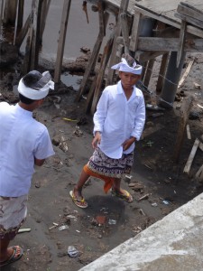 Strahlend weiß im Modder