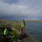 Angeln unterm Regenbogen