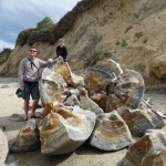 Boulder broken apart