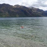 Auf den Bergen liegt noch Schnee