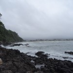 Grau und ungemuetlich empfaengt uns der Tag