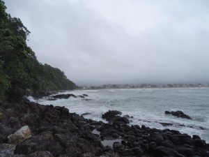 Grau und ungemuetlich empfaengt uns der Tag