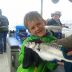 Angeltrip in Ohope - Xavi super stolz mit seinem Kahawai