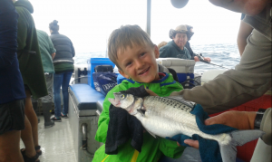 Xavi super stolz mit seinem Kahawai