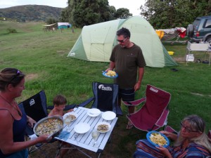 Danach bereite ich alles lecker zu und bitte zu Tisch