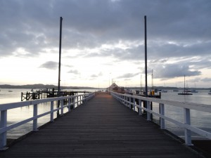 Am Pier von Russell