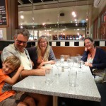 Mit Kerry und Stefanie beim Italiener