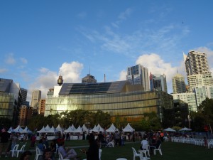 Impressionen von Sydney - hier ein Fest der Serben