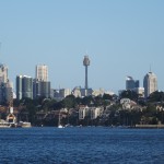 ...und dann taucht die Skyline von Sydney Centre auf