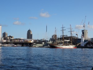 Einfahrt zur Endhaltestelle