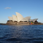 ...und da isse, die Oper im Abendsonnenschein