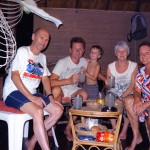 Letzter Abend mit Monika und Matthias auf unserer Terranda :-)