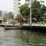 An einigen Stellen gab es diese Seilfähren zur Fußgängerüberquerung