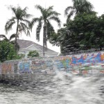 ...ein ganz schönes Tempo vor. Es spritzt und...