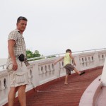 Fast geschafft. Und oben angekommen ist erstmal...