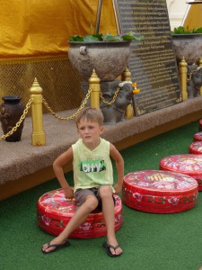 Jetzt muss auch unser Äffchen mal ein wenig Pause machen, um danach...